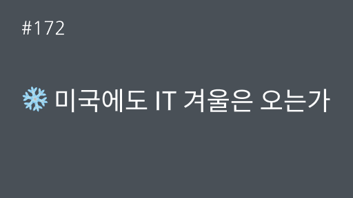 미국에도 IT 겨울은 오는가